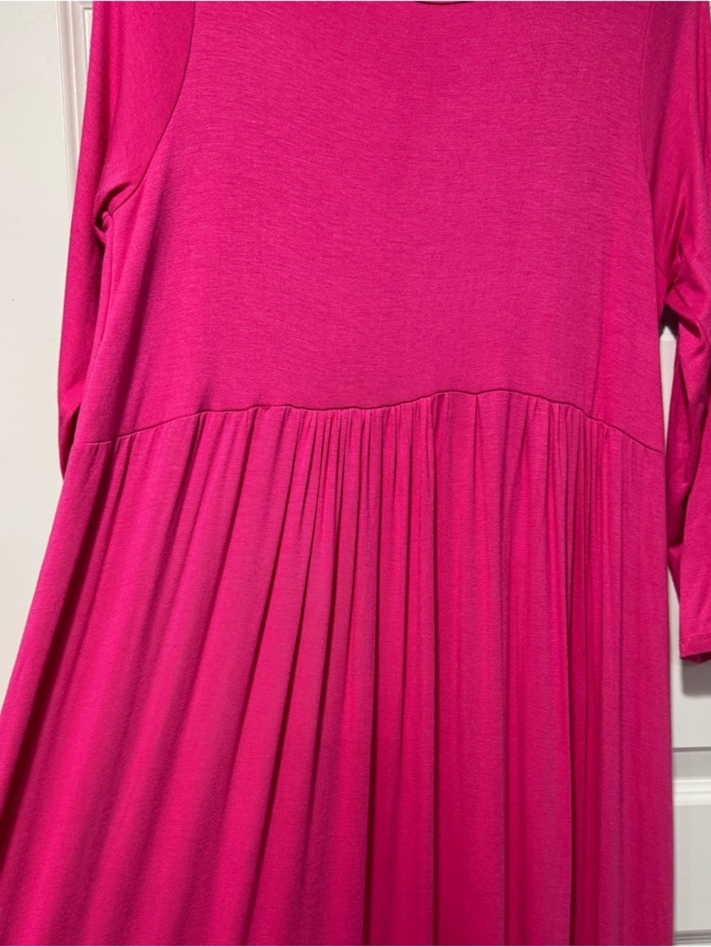 Bellamie Fuchsia Maxi Dress 05-0196 - Picture 5 of 10